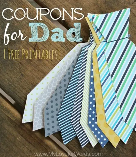 Free Printable Coupons for Dad