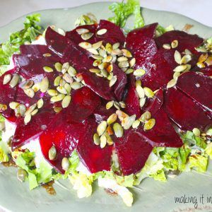 Summer Beet Salad @ making it in the mountains