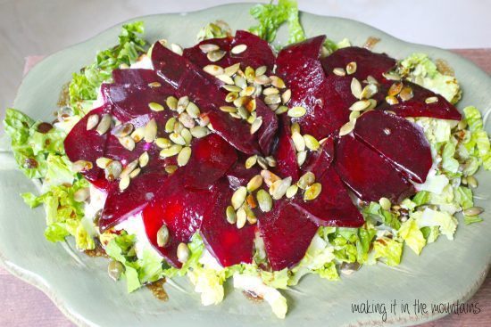 Summer Beet Salad @ making it in the mountains