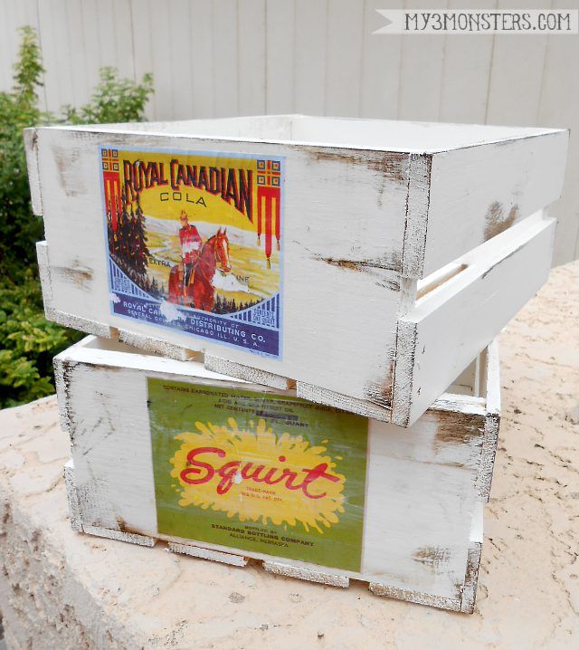 Vintage Soda Crates Finished 1