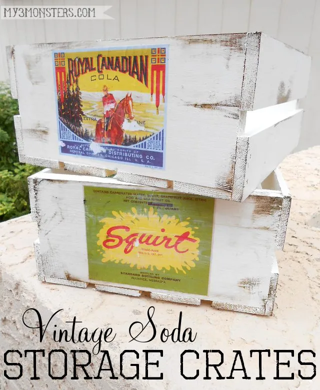 Vintage Soda Crates Finished Titled