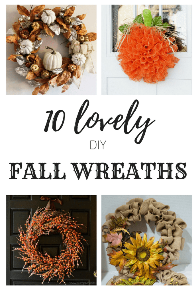 10 lovely fall wreaths