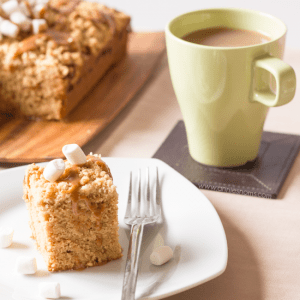 Biscoff Marshmallow Crumb Cake