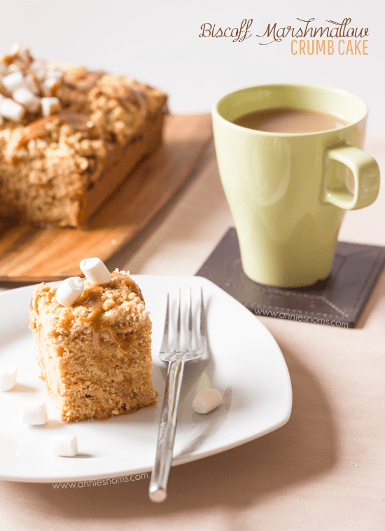 Biscoff Marshmallow Crumb Cake