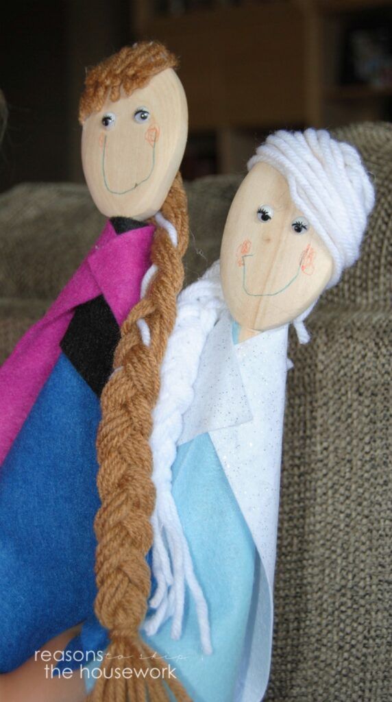 Wooden Spoon Chef Puppets