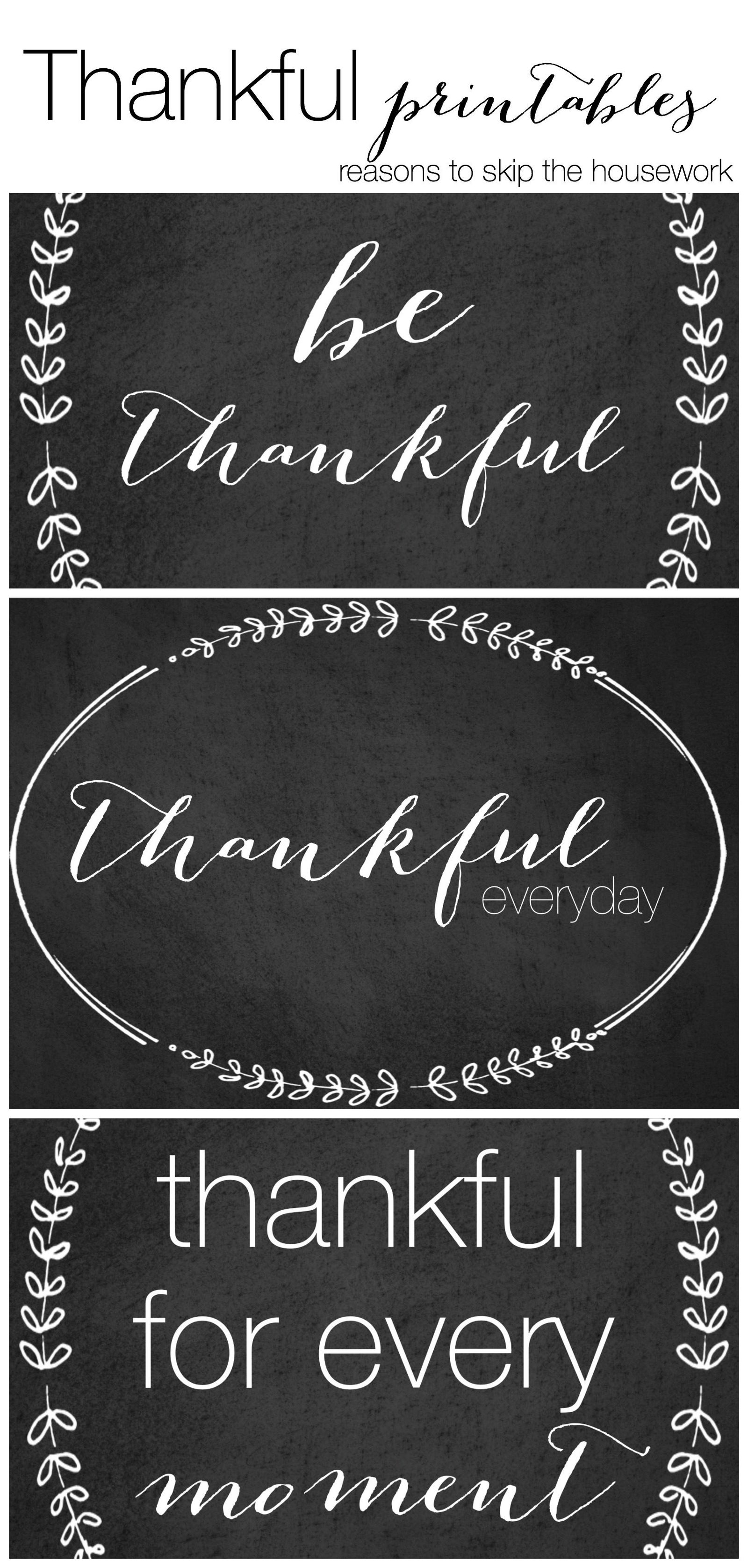 Thankful printables HERO