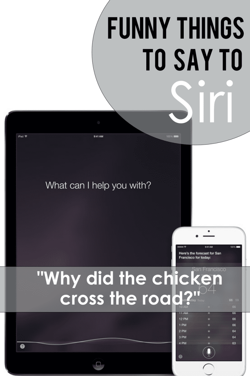 Funny Things to Say to Siri REASONS TO SKIP THE HOUSEWORK