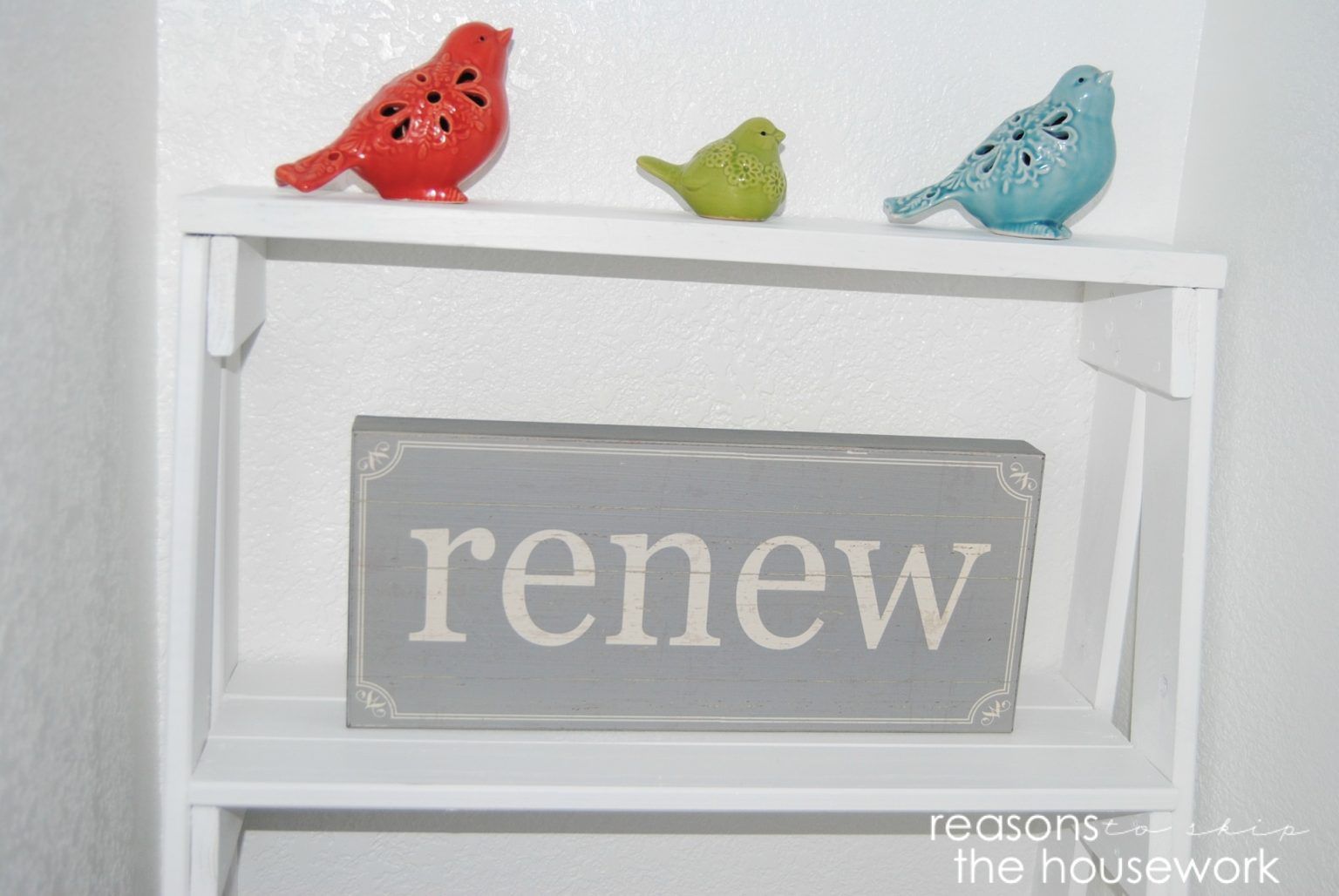 How to Make a Ladder Shelf StepbyStep Tutorial with Images