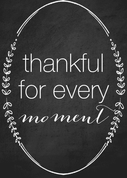 thankful printables