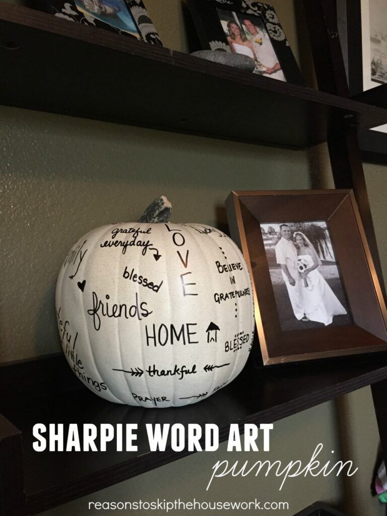 word art pumpkin
