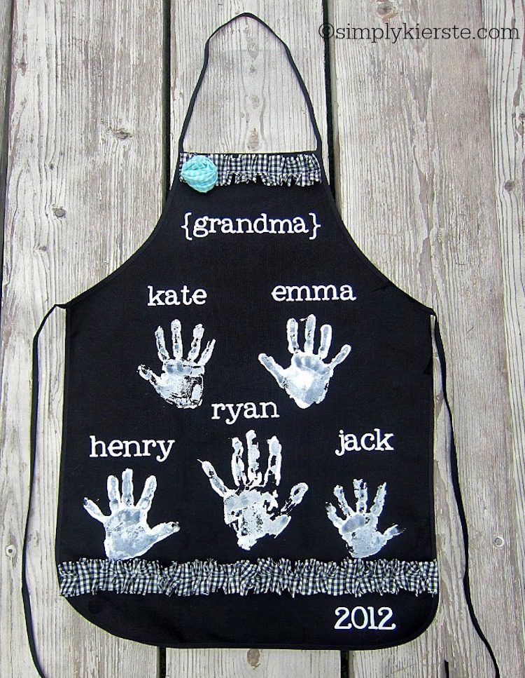 Hand Print Apron