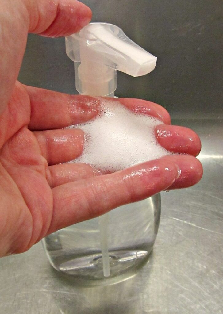 Homemade Foaming Hand Soap