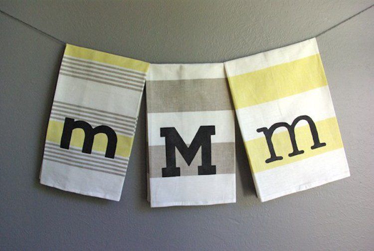Monogram Tea Towels