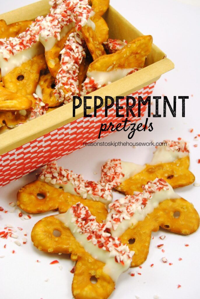 Peppermint Pretzels