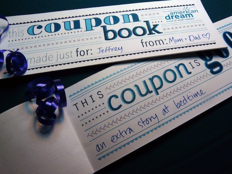 Personalized Coupon Book