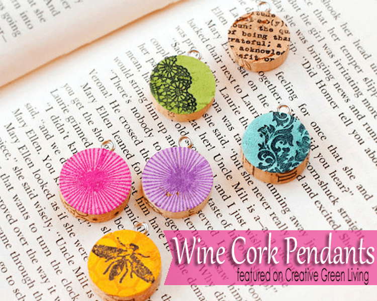 Wine Cork Pendants