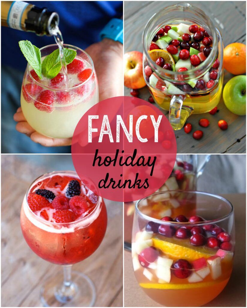 fancy holiday drinks