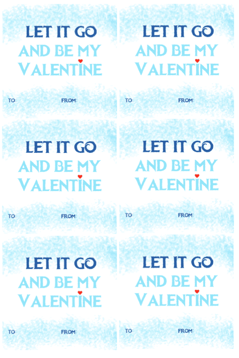 Frozen Valentine's Day Cards free printable at www.reasonstoskipthehousework.com