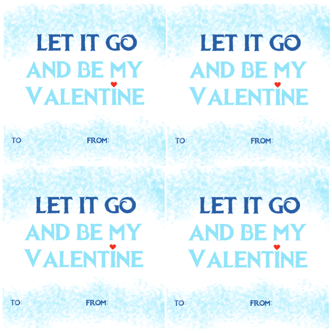 Frozen Valentine's Day Cards free printable at www.reasonstoskipthehousework.com
