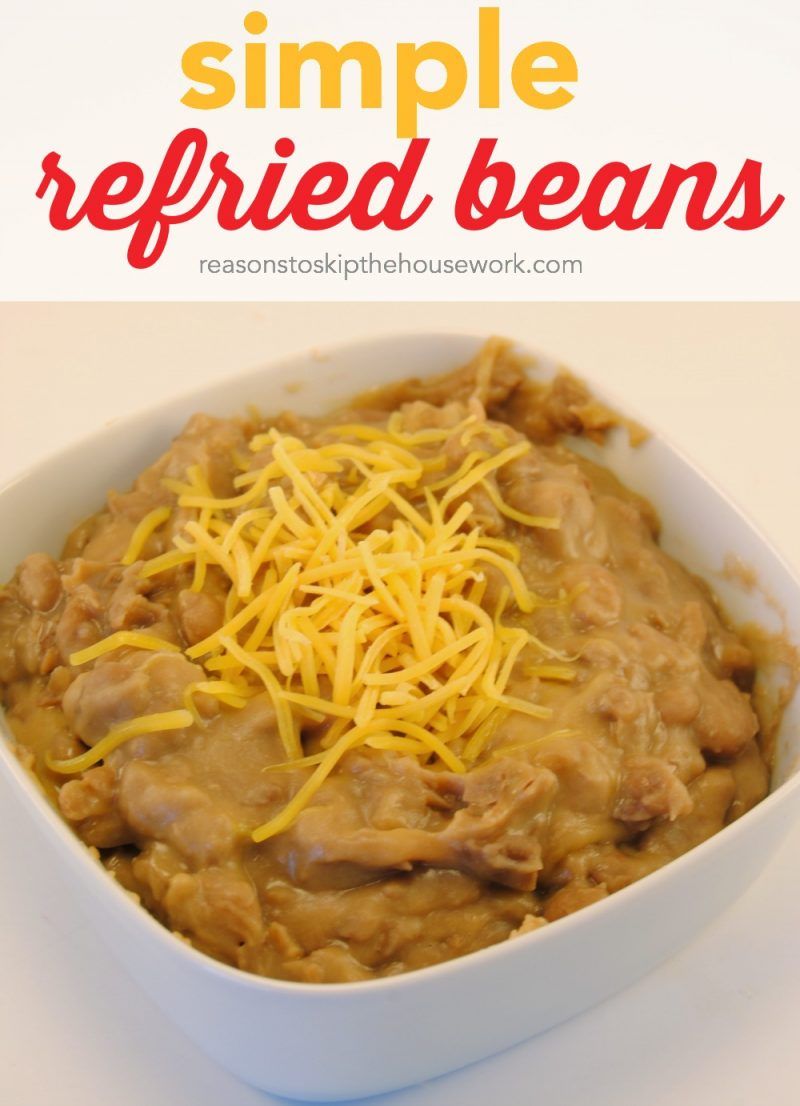 Simple Refried Beans
