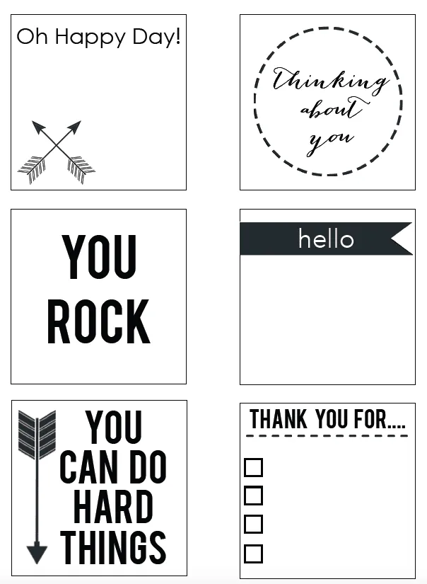 printable post it notes