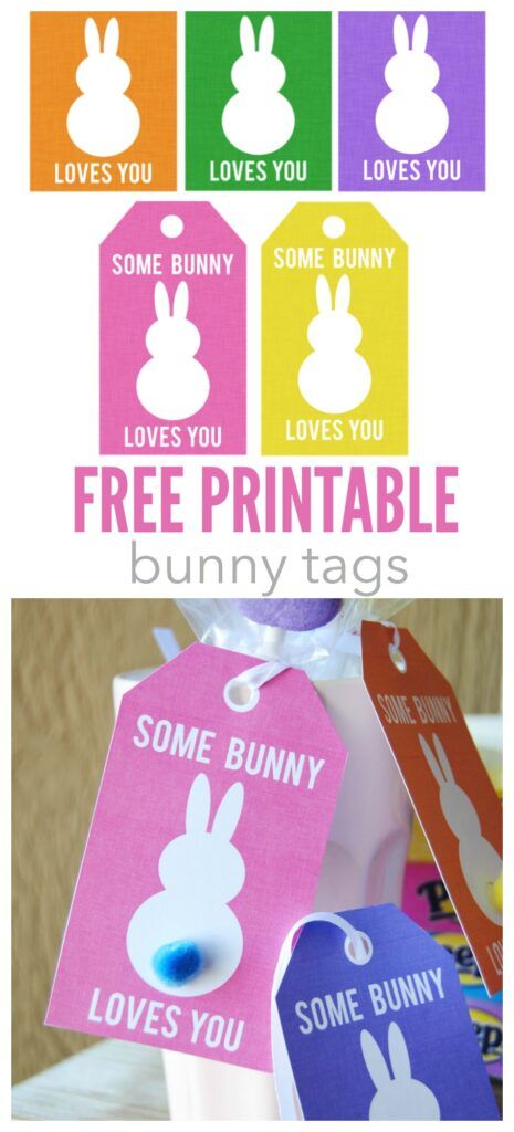 free printable bunny tags