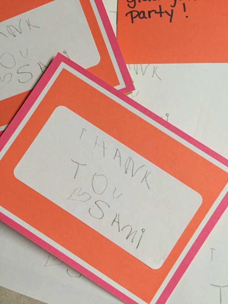 simple thank you notes for preschool