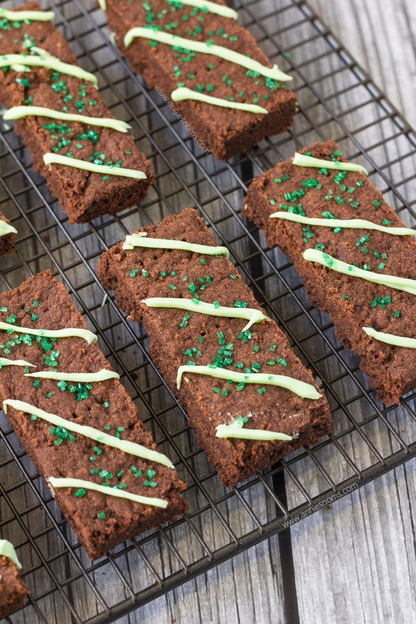 These Mint Chocolate Shortbread Fingers are super simple to make and will easily satisfy your cravings for a sweet treat! Cocoa powder makes them rich, peppermint makes them refreshing and plenty of butter makes them short - the perfect shortbread!