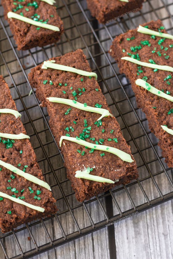 These Mint Chocolate Shortbread Fingers are super simple to make and will easily satisfy your cravings for a sweet treat! Cocoa powder makes them rich, peppermint makes them refreshing and plenty of butter makes them short - the perfect shortbread!