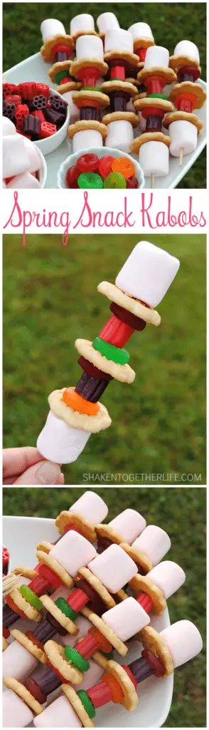 Spring Snack Kabobs are a fun {and tasty} activity for the kids!