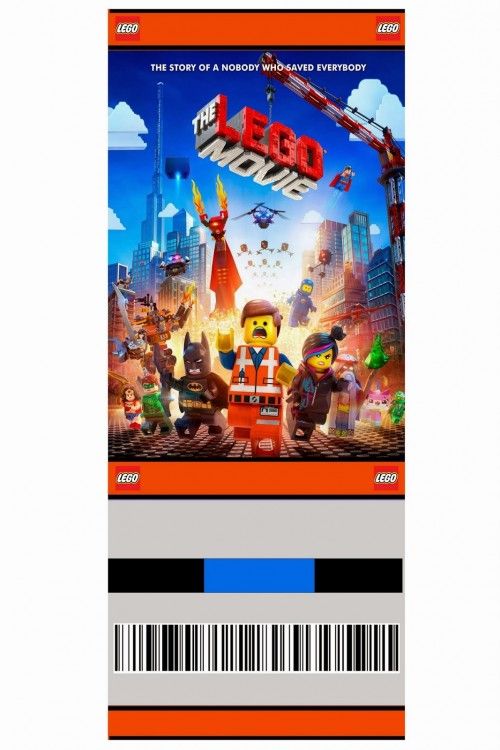 Customizeable free lego party invitation ticket style rookno17