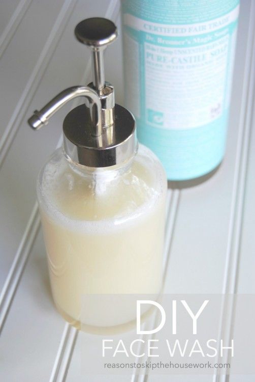 DIY face wash