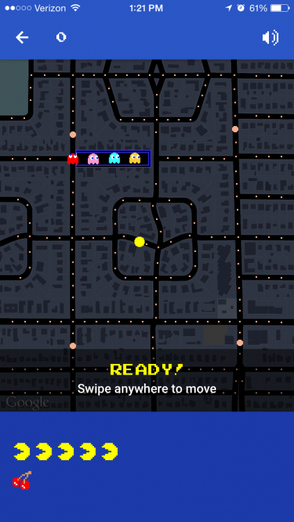 play pac man on google