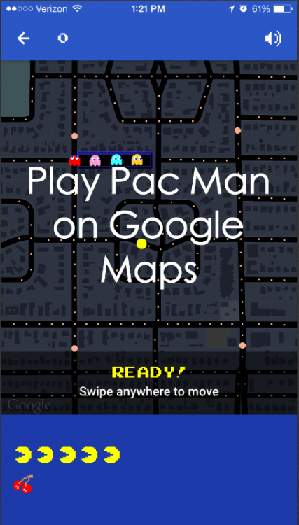 play pac man on google