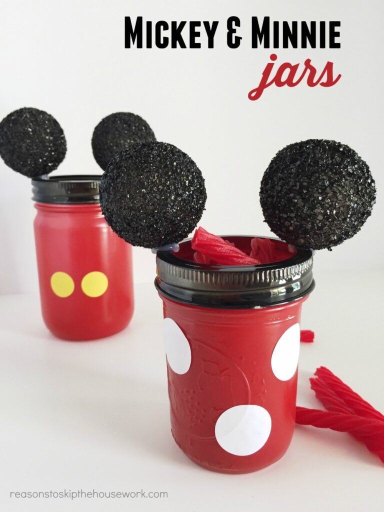 mickey and minnie jars