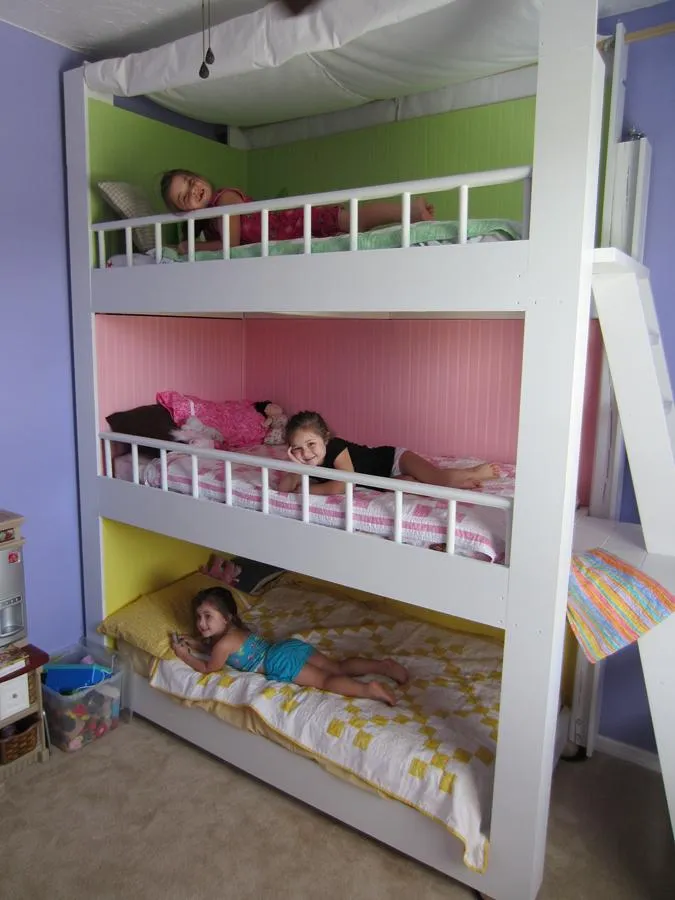 triple bunks