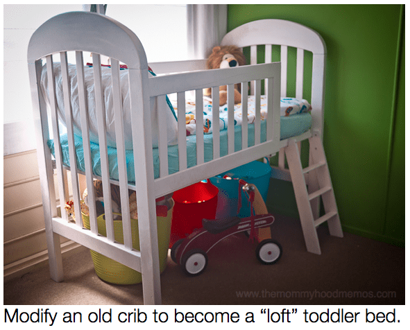 crib to loft bed