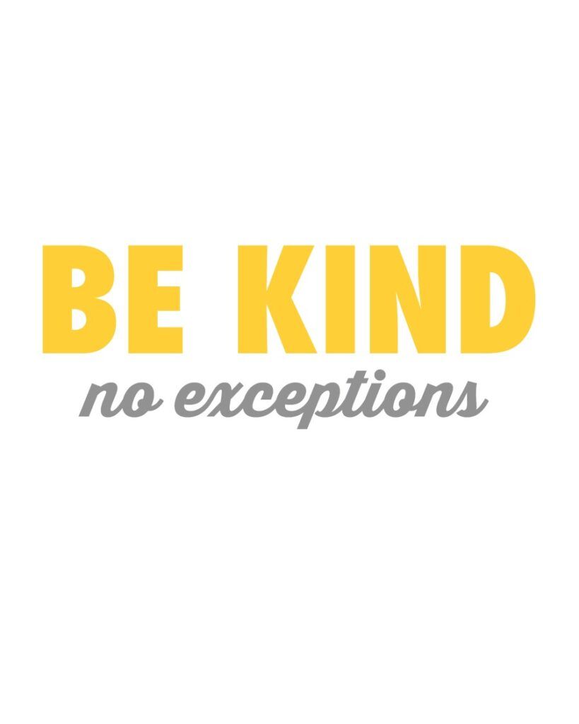 be kind white featured