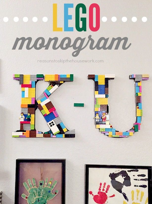 LEGO MONOGRAM SIGN