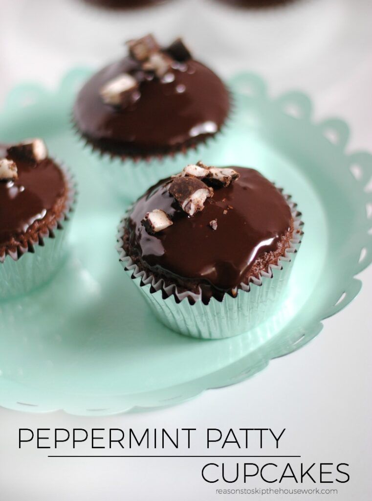 peppermint patty cupcakes