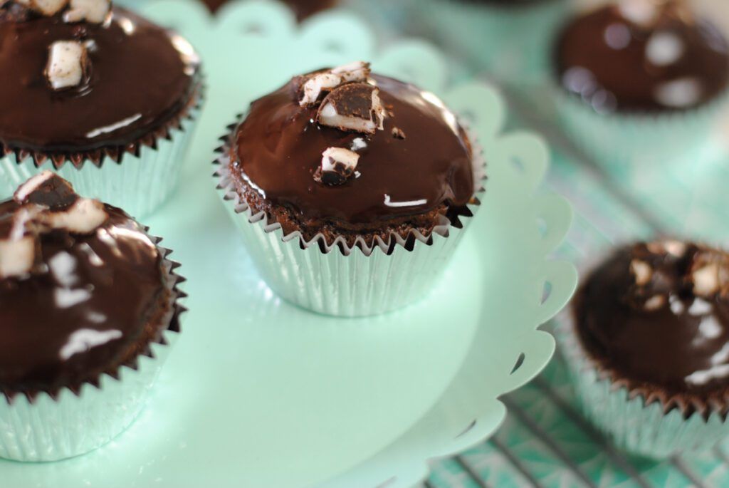 peppermint patty cupcakes