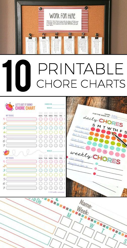 chore charts