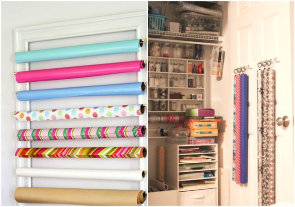 gift wrap organization