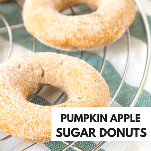 PUMPKIN APPLE SUGAR DONUTS