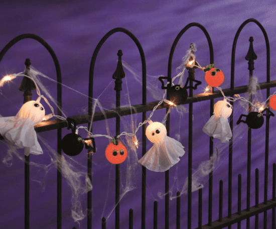 halloween lighted garland