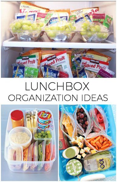 lunchbox organization ideas