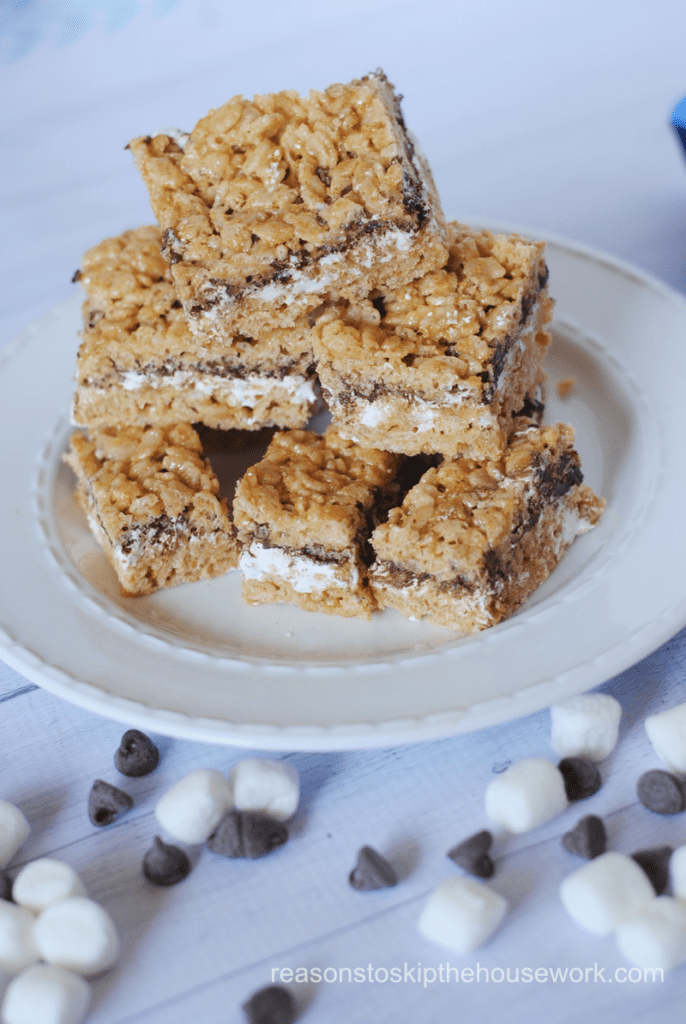 s'mores crispy treats