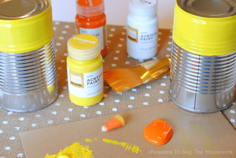 Candy Corn Treat Cans 1