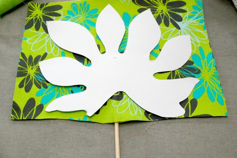 No Sew Fabric Palm Leaf 3