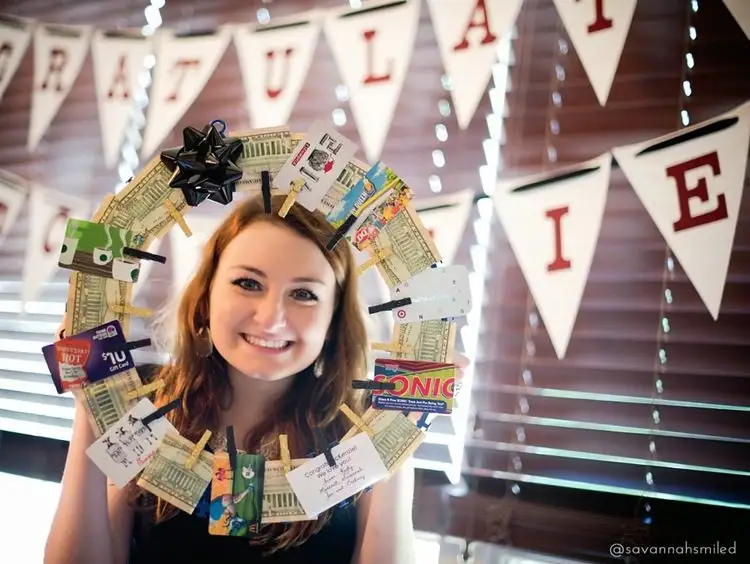 graduation wreath